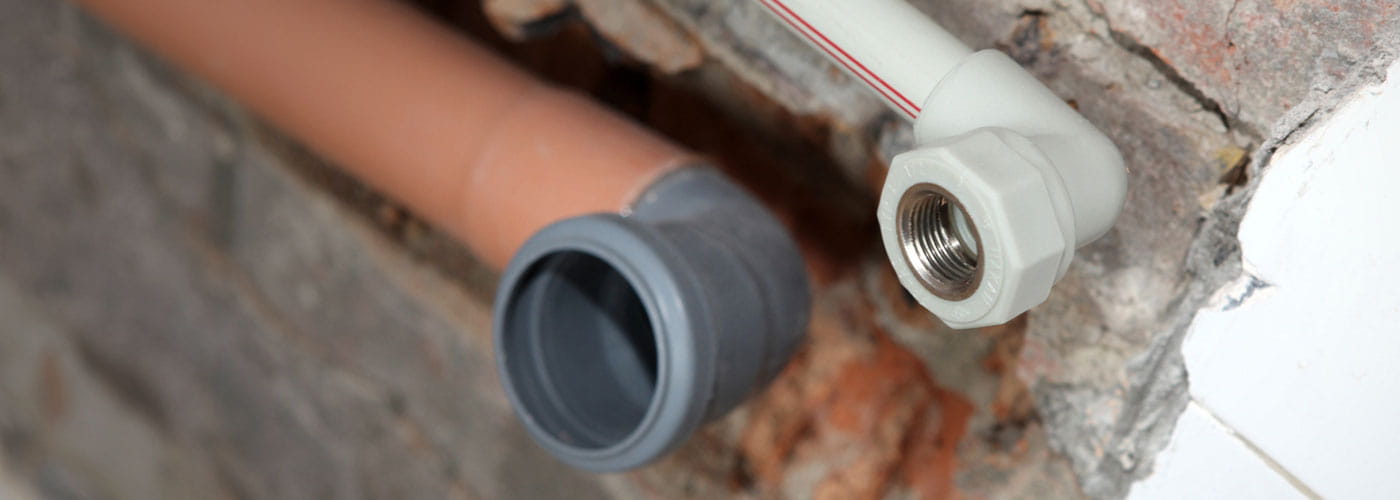 Pipes in need of connecting